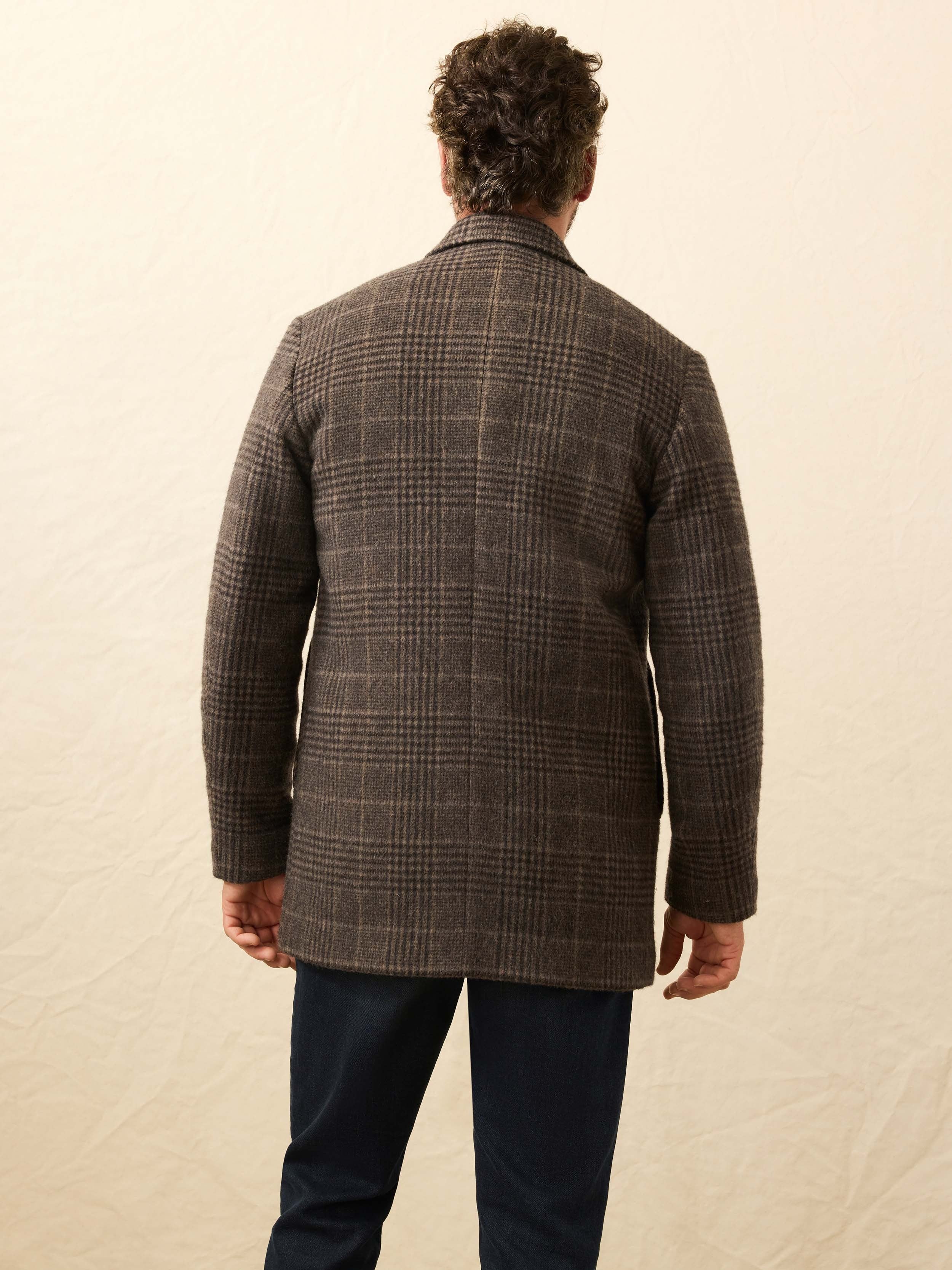 Lighthouse Jacket - Grey Waves Plaid
