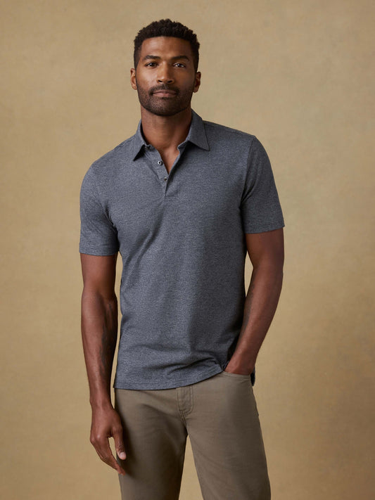 Short-Sleeve MovementTM Pique Polo - Dusty Iron Heather