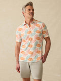 Short-Sleeve MovementTM Pique Polo - Ivory Paradise Palm