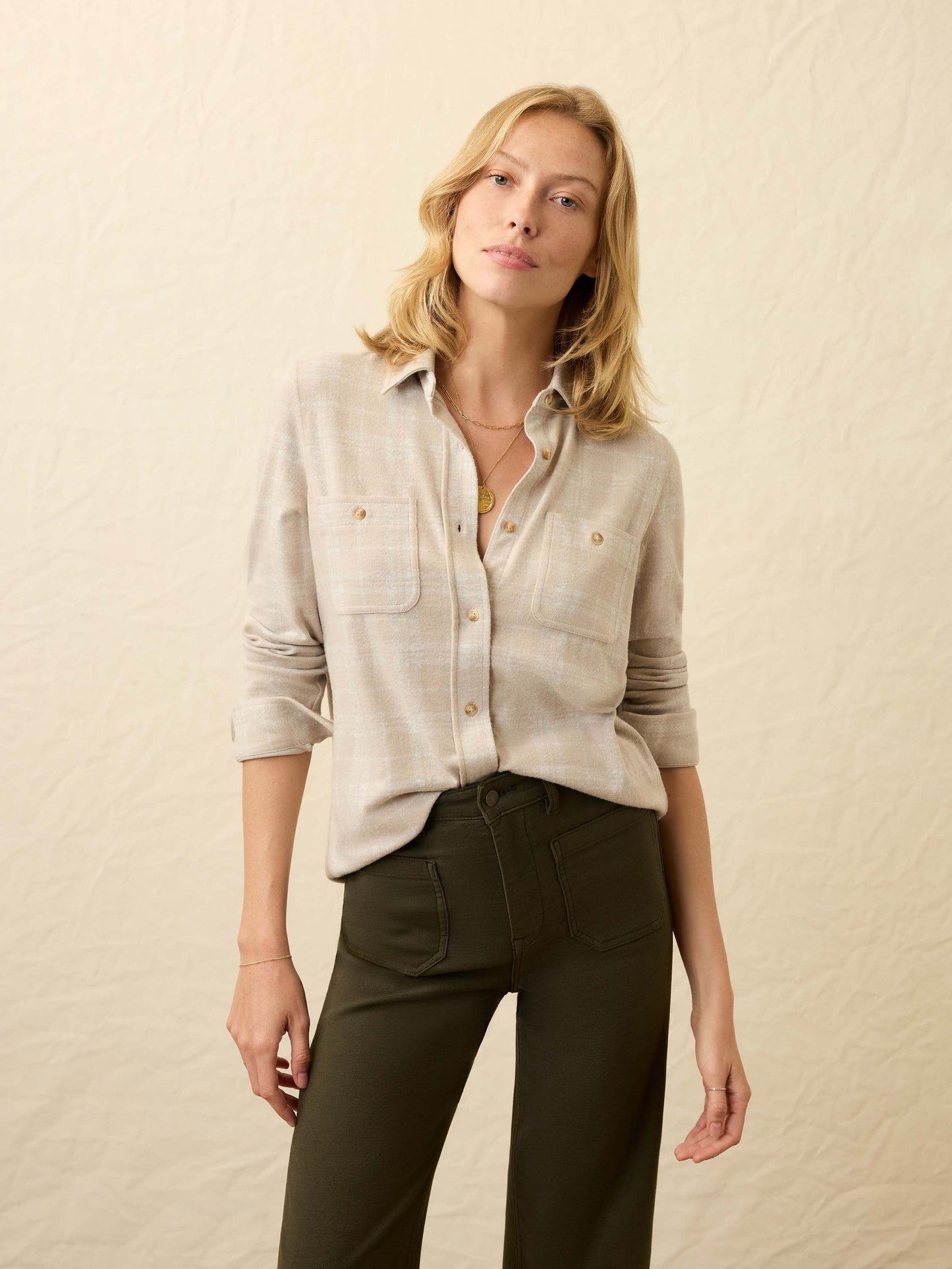 LegendTM Sweater Shirt - Desert Plains Plaid