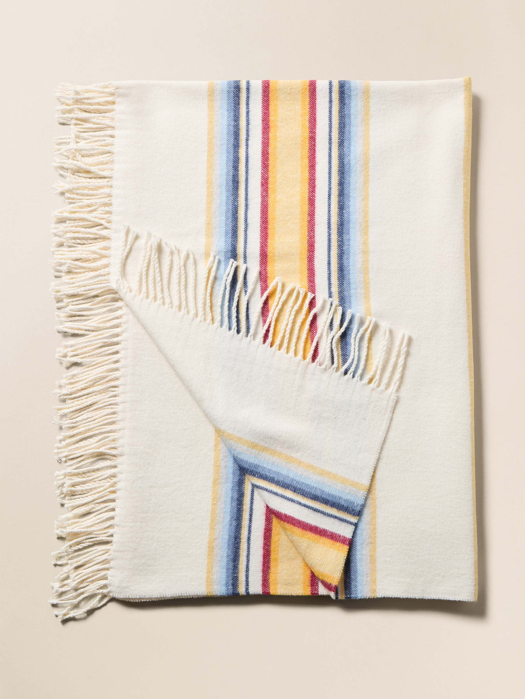 Brushed Recycled Cotton Blanket - Daybreak Ombre