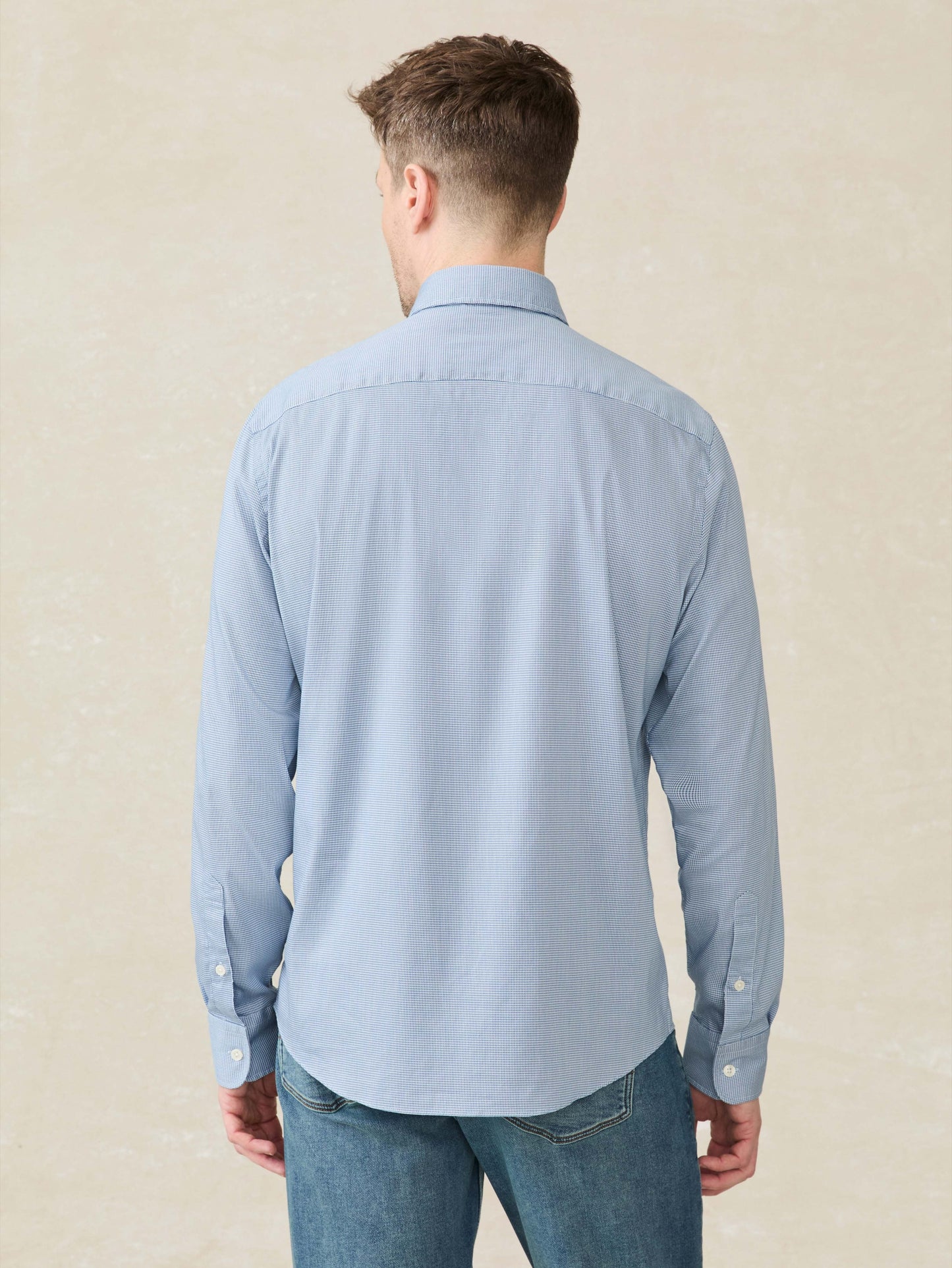 The MovementTM Shirt - Azure Pincheck
