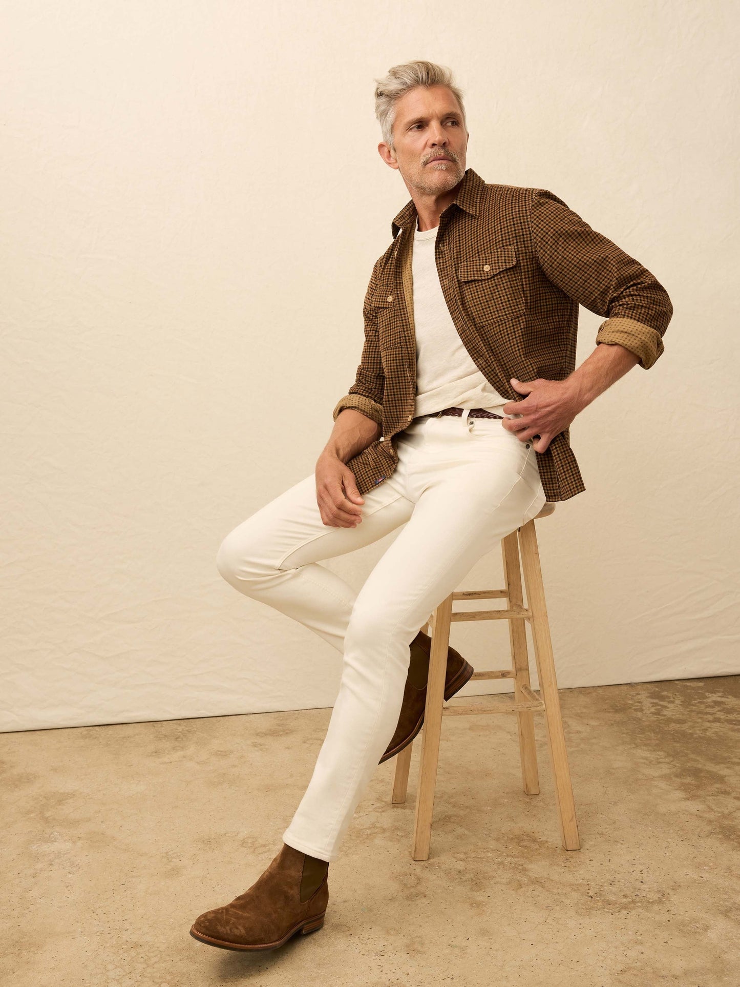 Corduroy Workshirt - Foxhound Trail Check