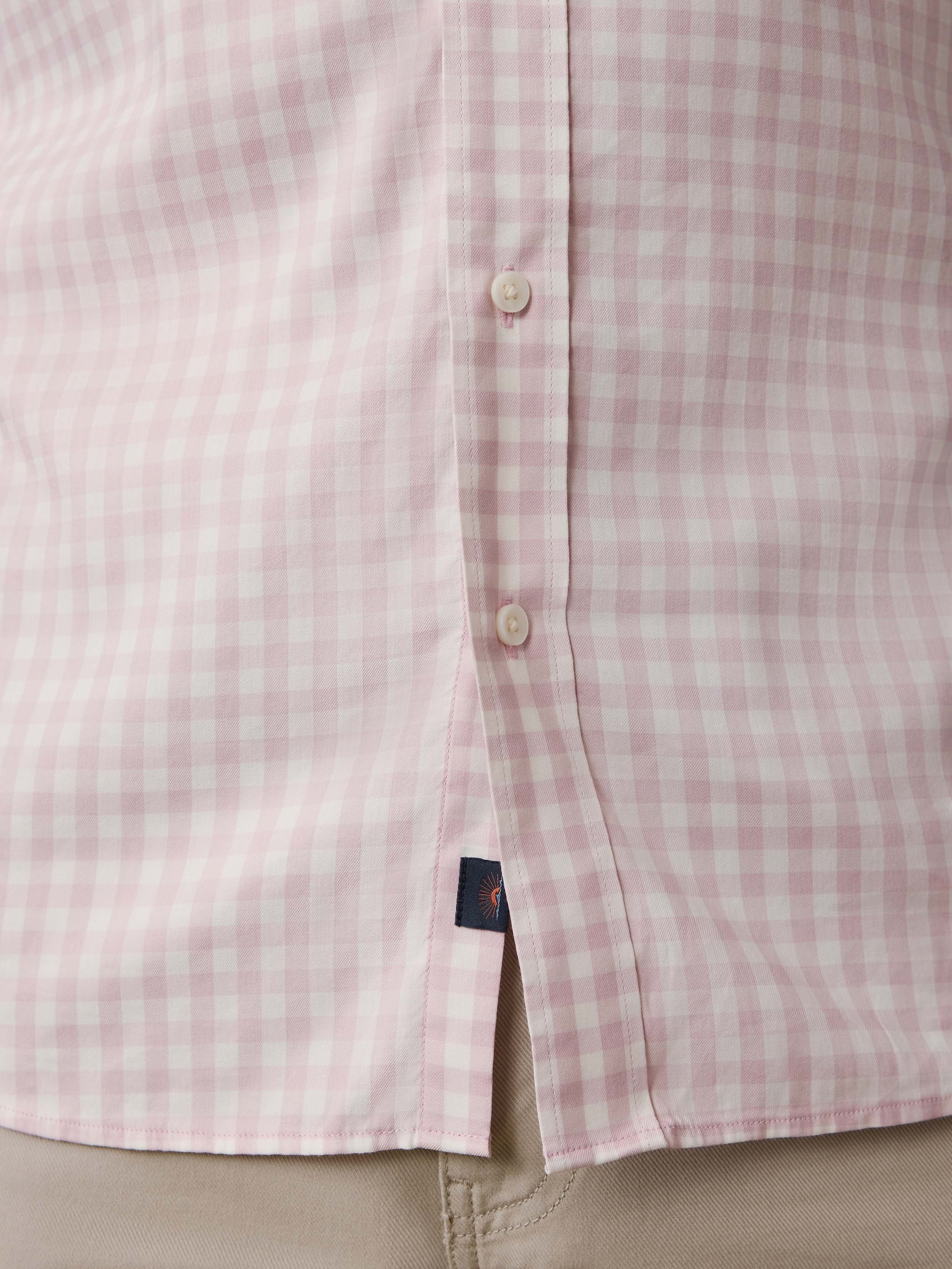 The MovementTM Shirt - Rose White Gingham