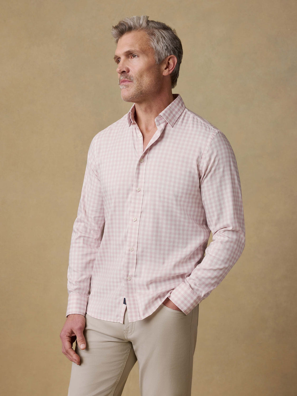 The MovementTM Shirt - Rose White Gingham