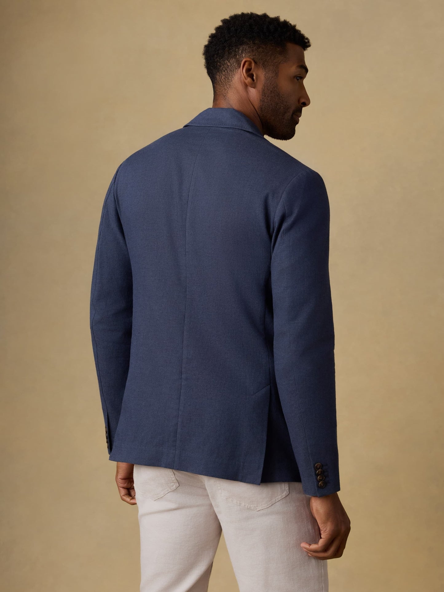MovementTM Linen Blazer - Deep Sea Navy