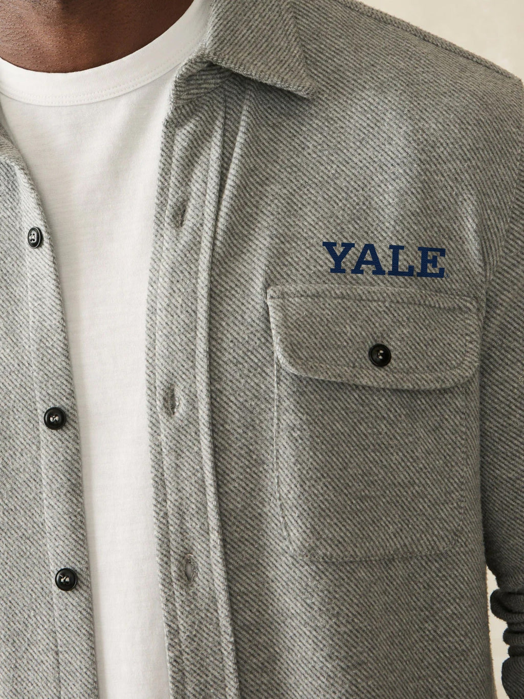 Yale LegendTM Sweater Shirt - Fossil Grey Twill