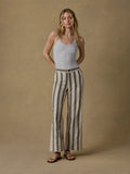 Sun Strider Cotton Linen Pant - Pine Bay Stripe
