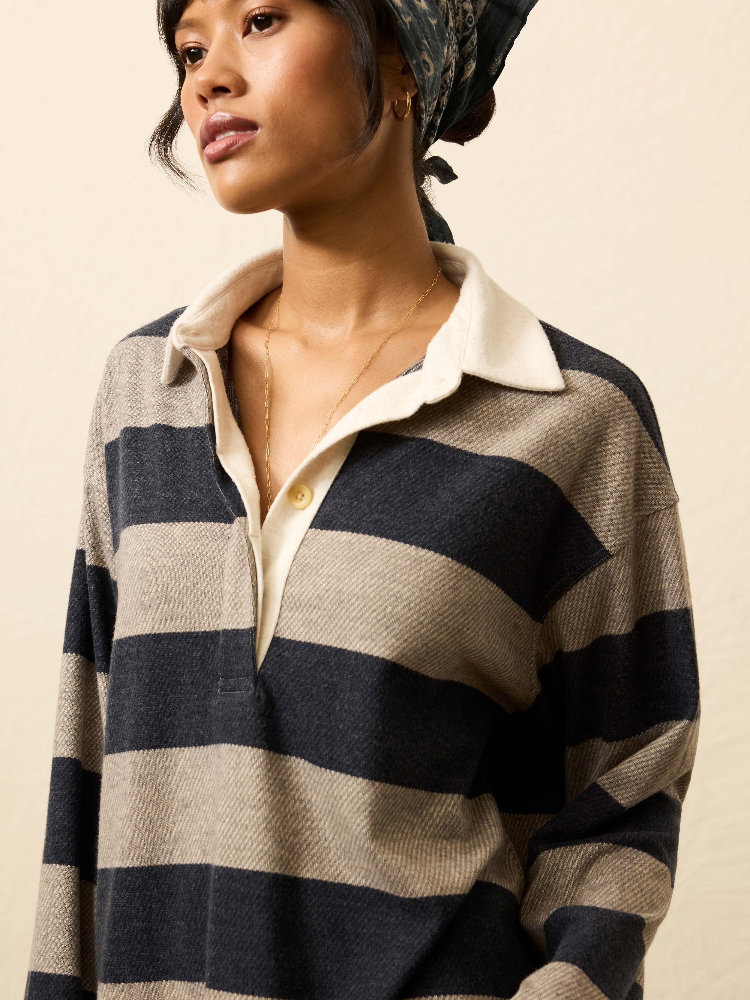LegendTM Sweater Rugby Popover - Navy Rugby