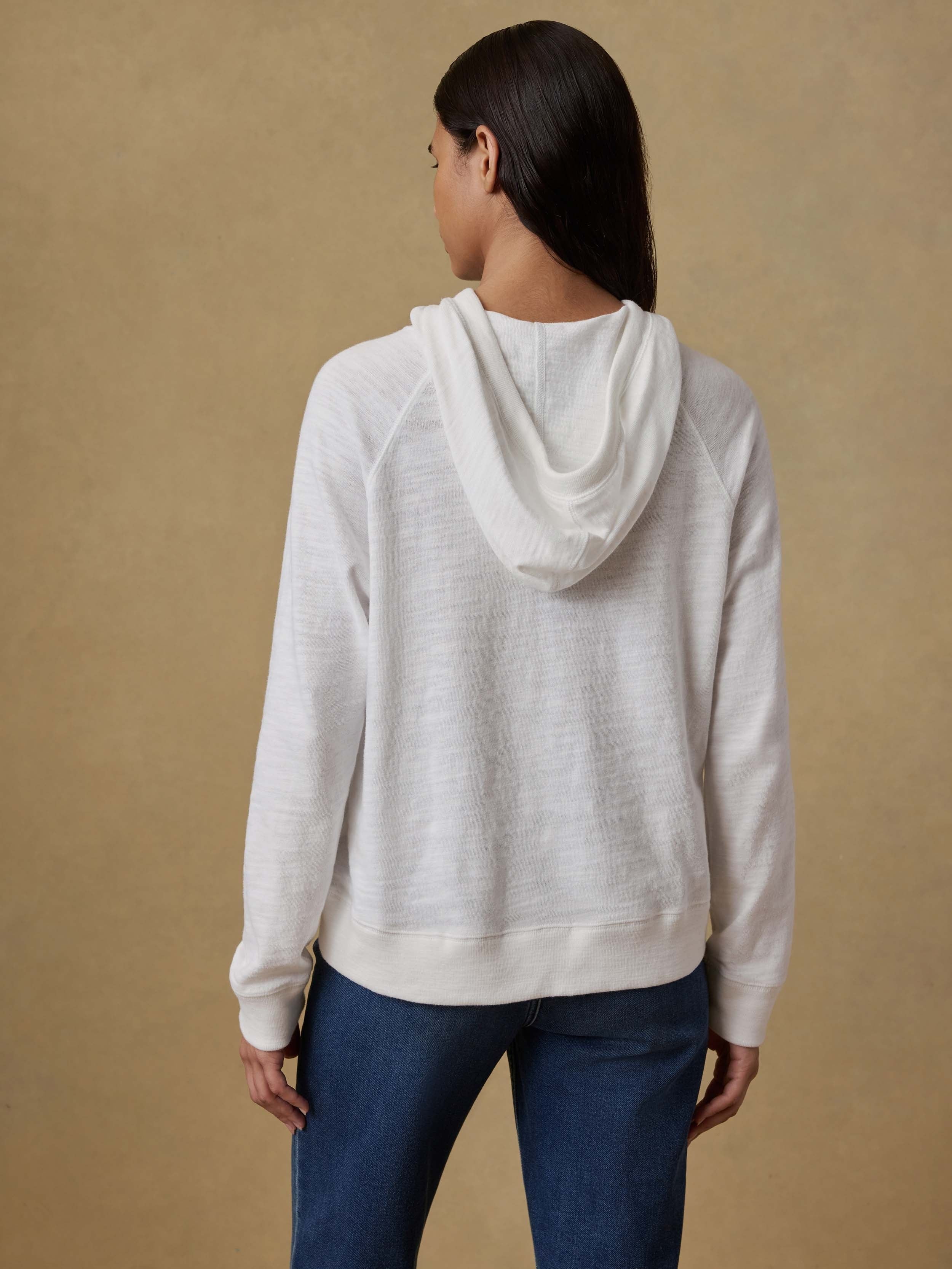 Sunwashed Organic Hoodie - White