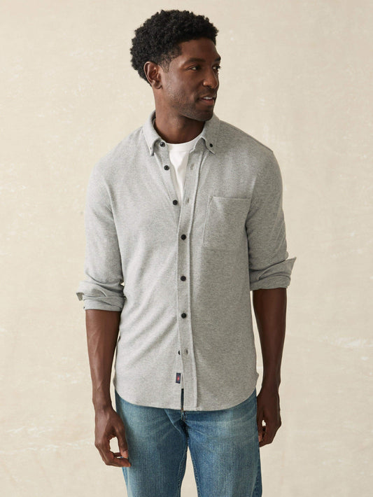 LegendTM Sweater Shirt (Single Pocket) - Fossil Grey Twill