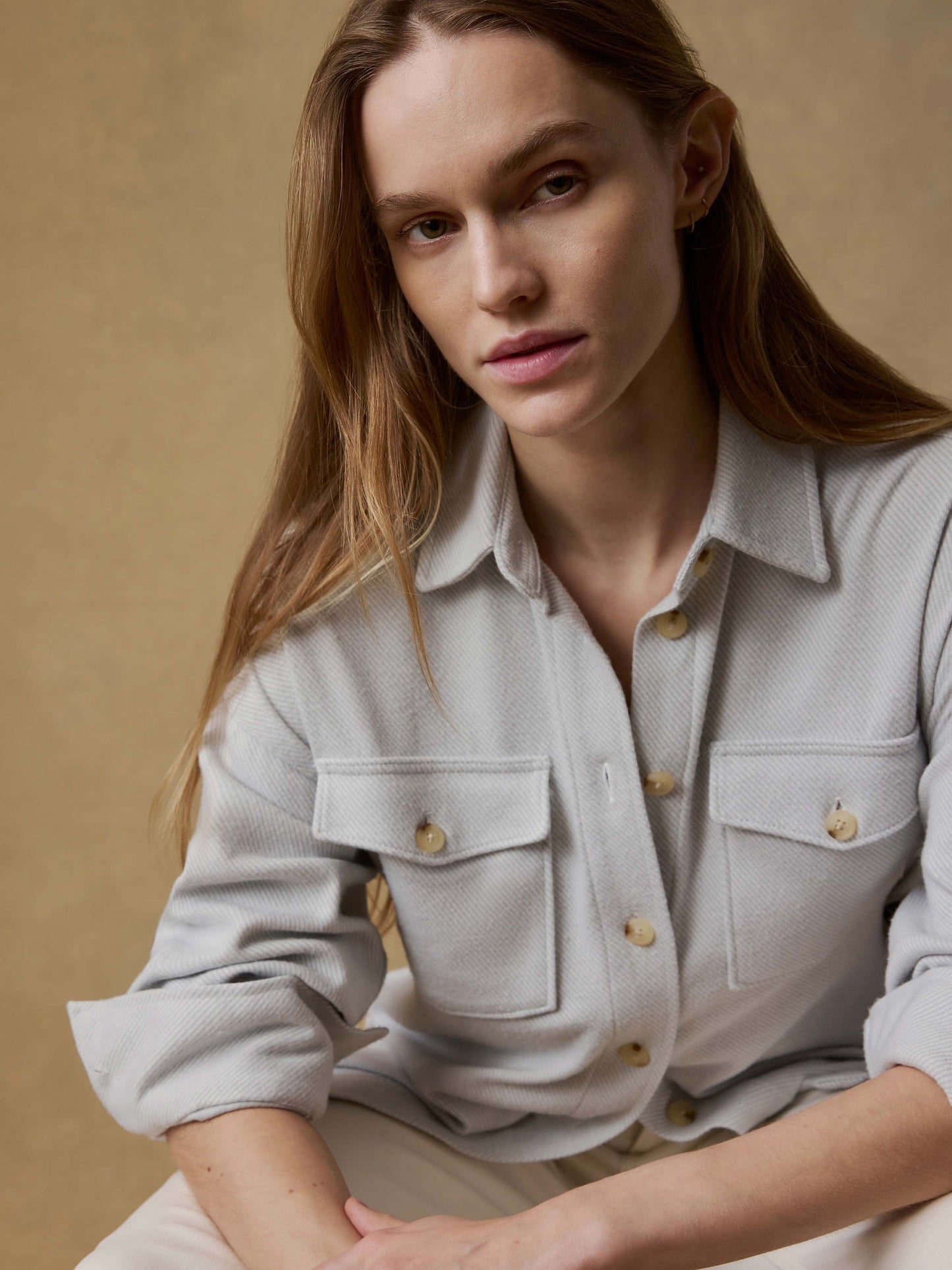 LegendTM Sweater Overshirt - Rain Cloud Twill