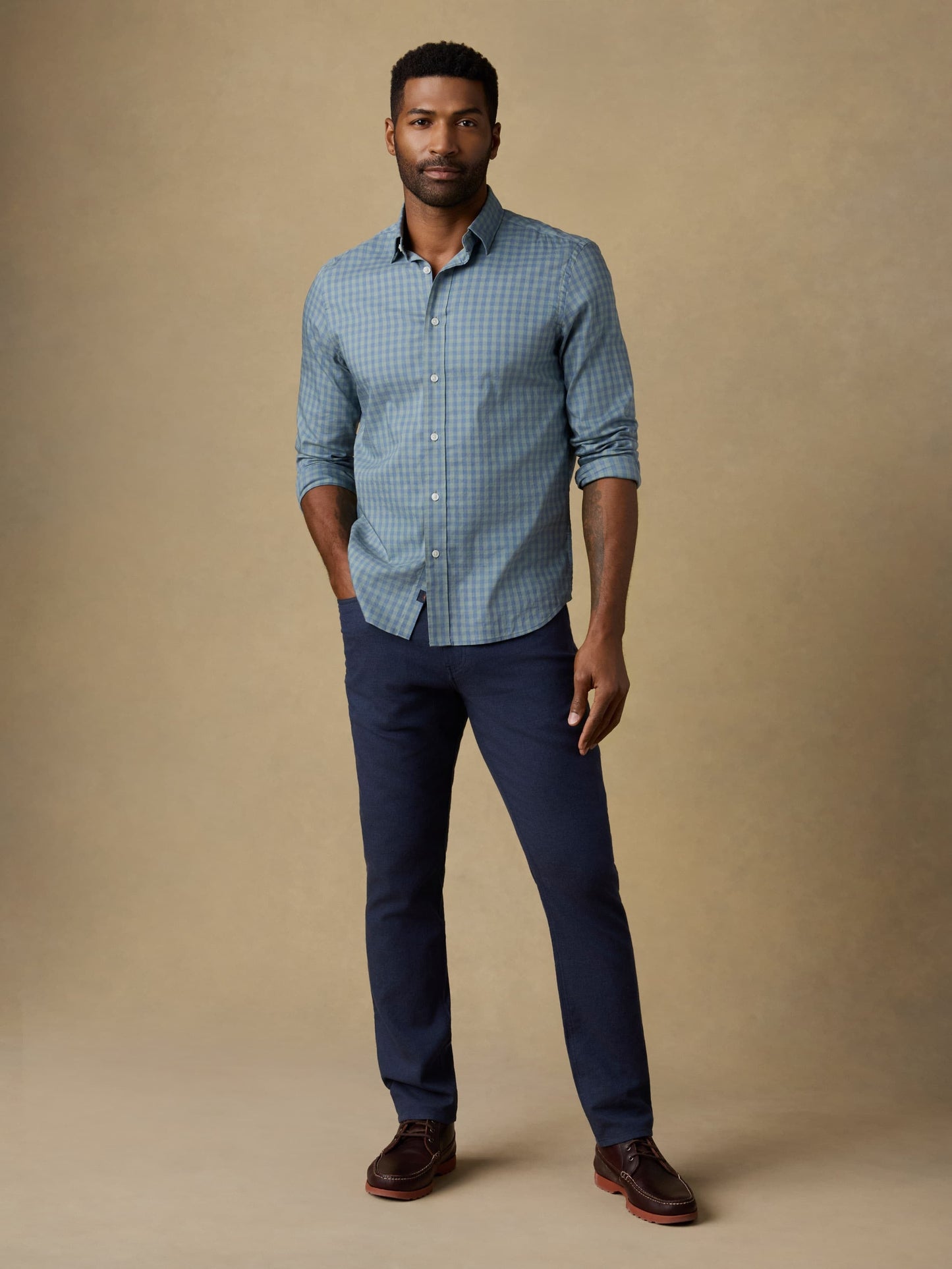 MovementTM Linen 5-Pocket Pant - Deep Sea Navy