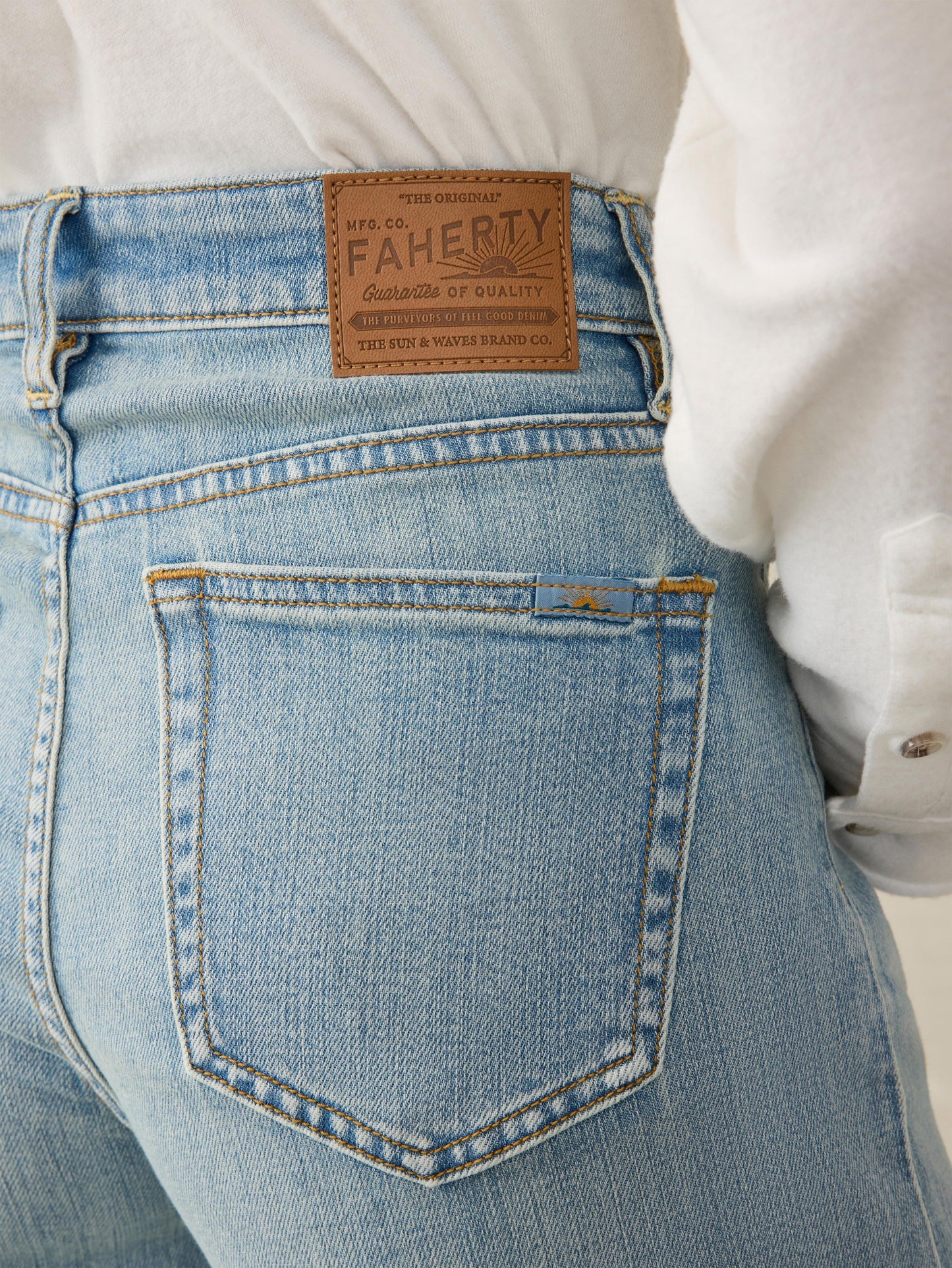 Saturday Denim Wide Leg Ankle - West Cove Wash