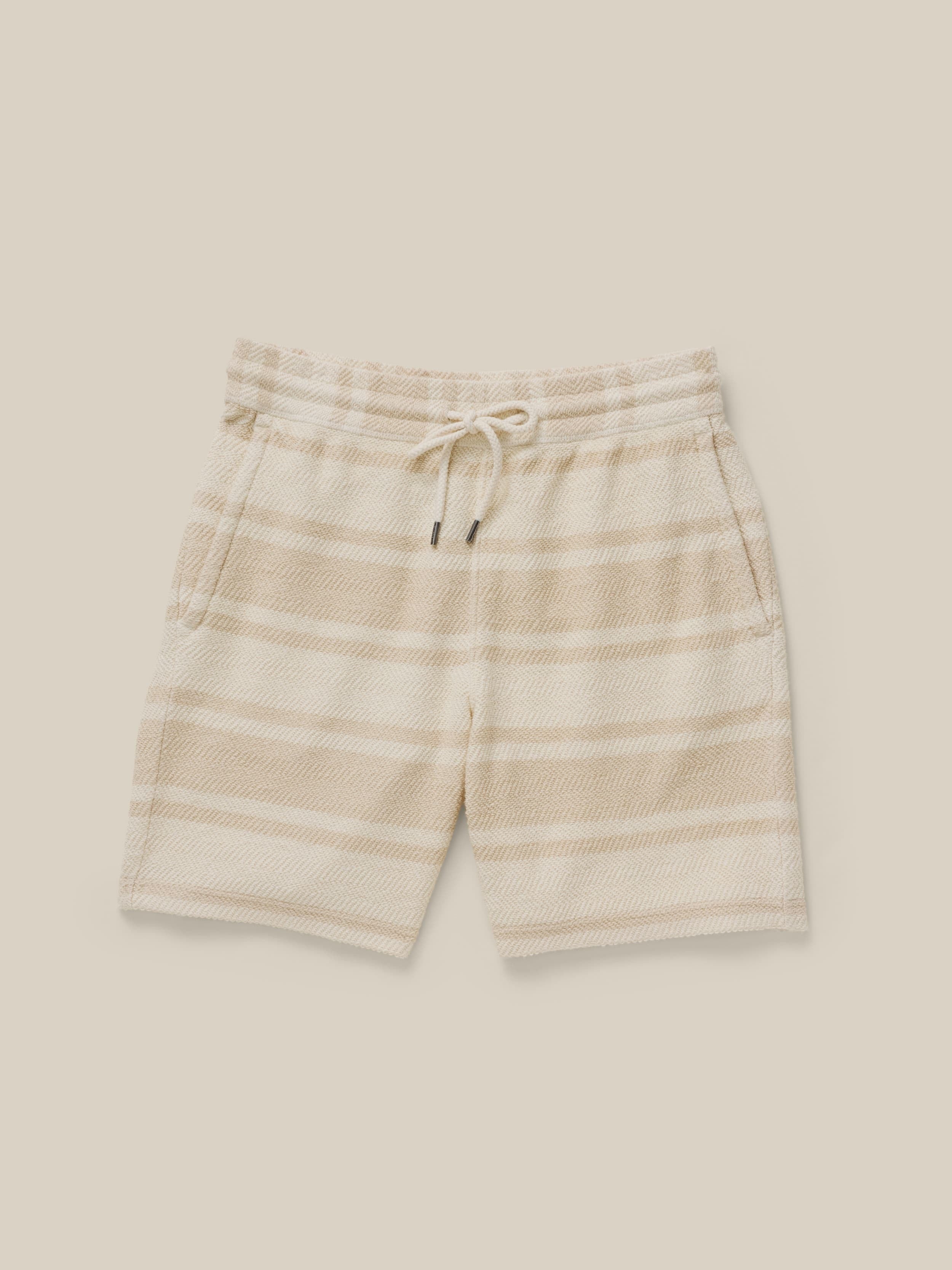 Whitewater Sweatshort - Ivory Desert Stripe
