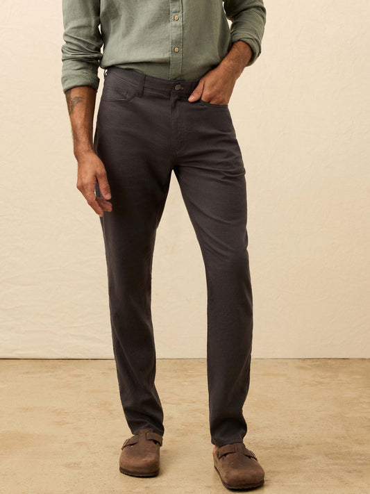 MovementTM Linen 5-Pocket Pant - Washed Black