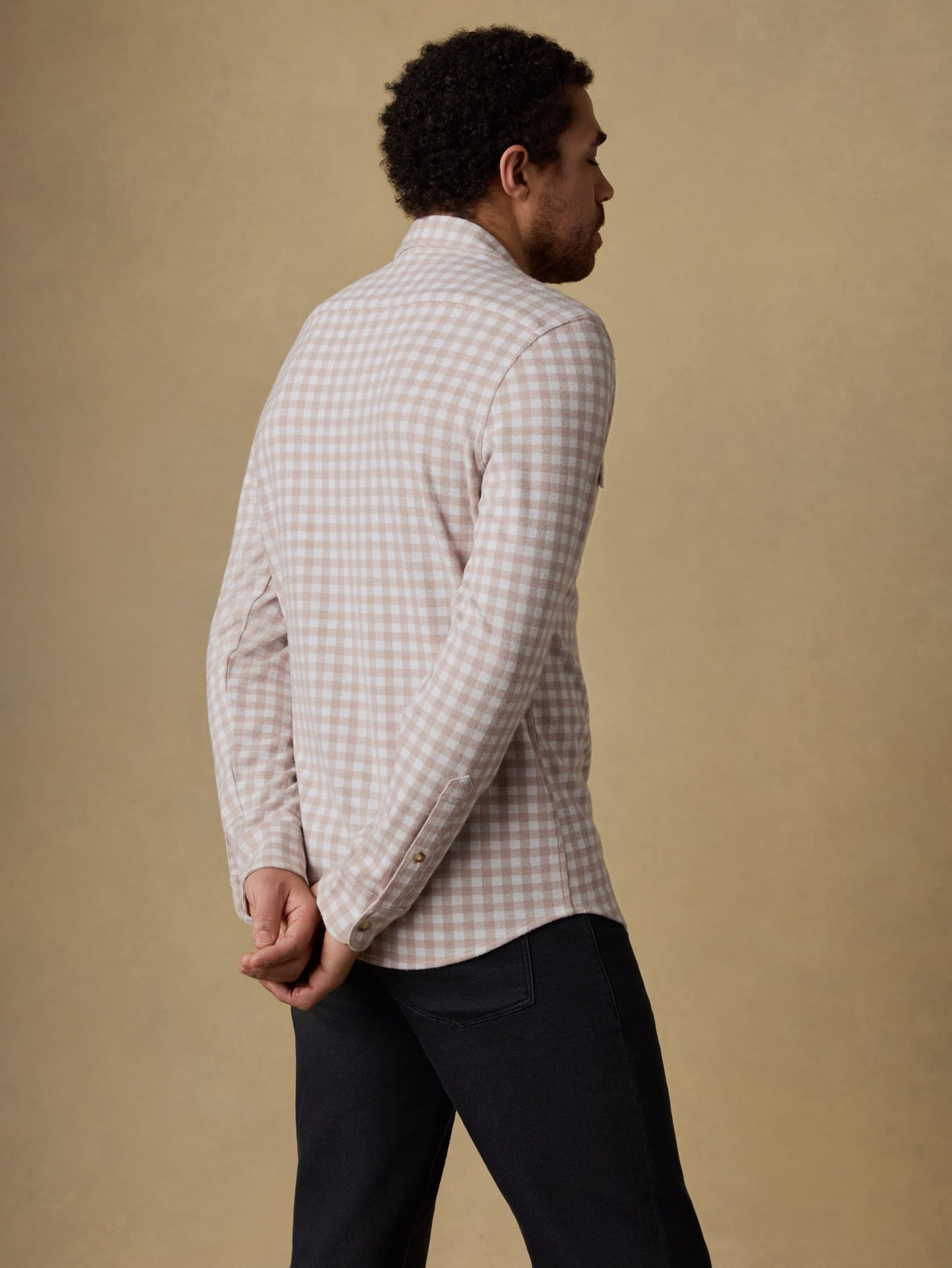 LegendTM Sweater Shirt - Shore Tan Gingham