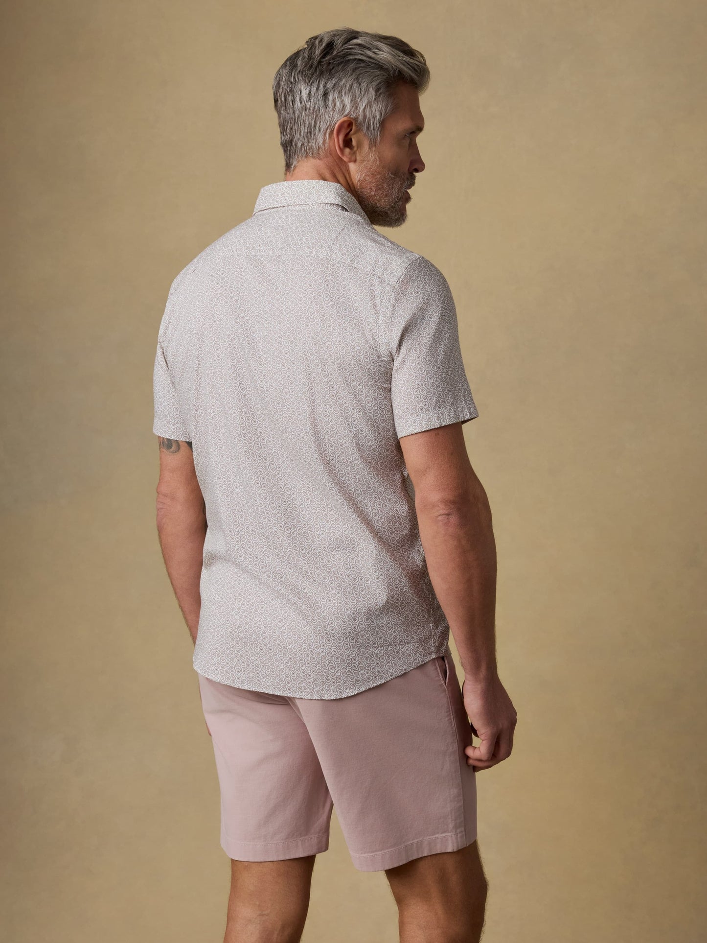 Short-Sleeve MovementTM Monterey Shirt - Wood Sunray Block