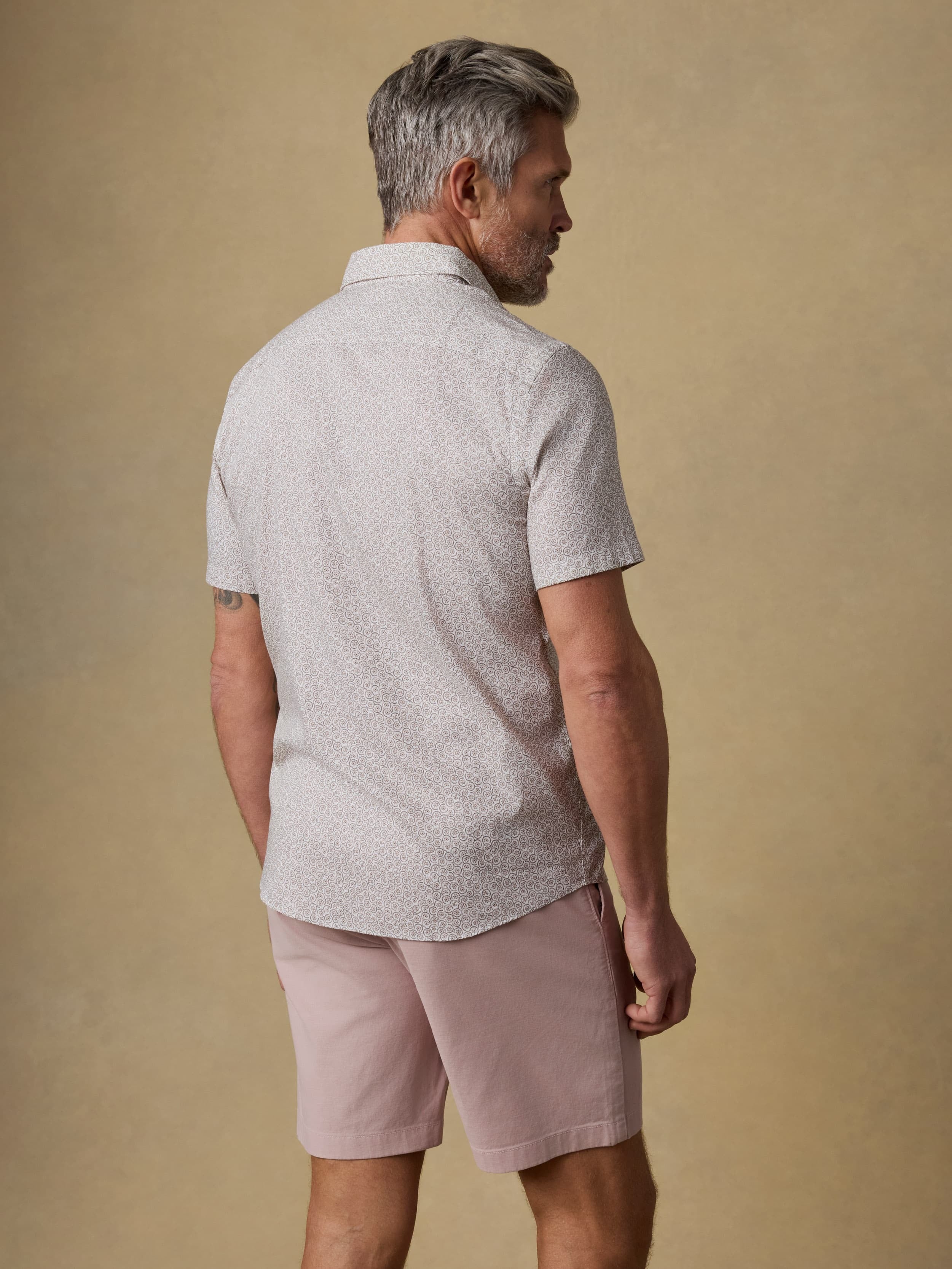 Short-Sleeve MovementTM Monterey Shirt - Wood Sunray Block