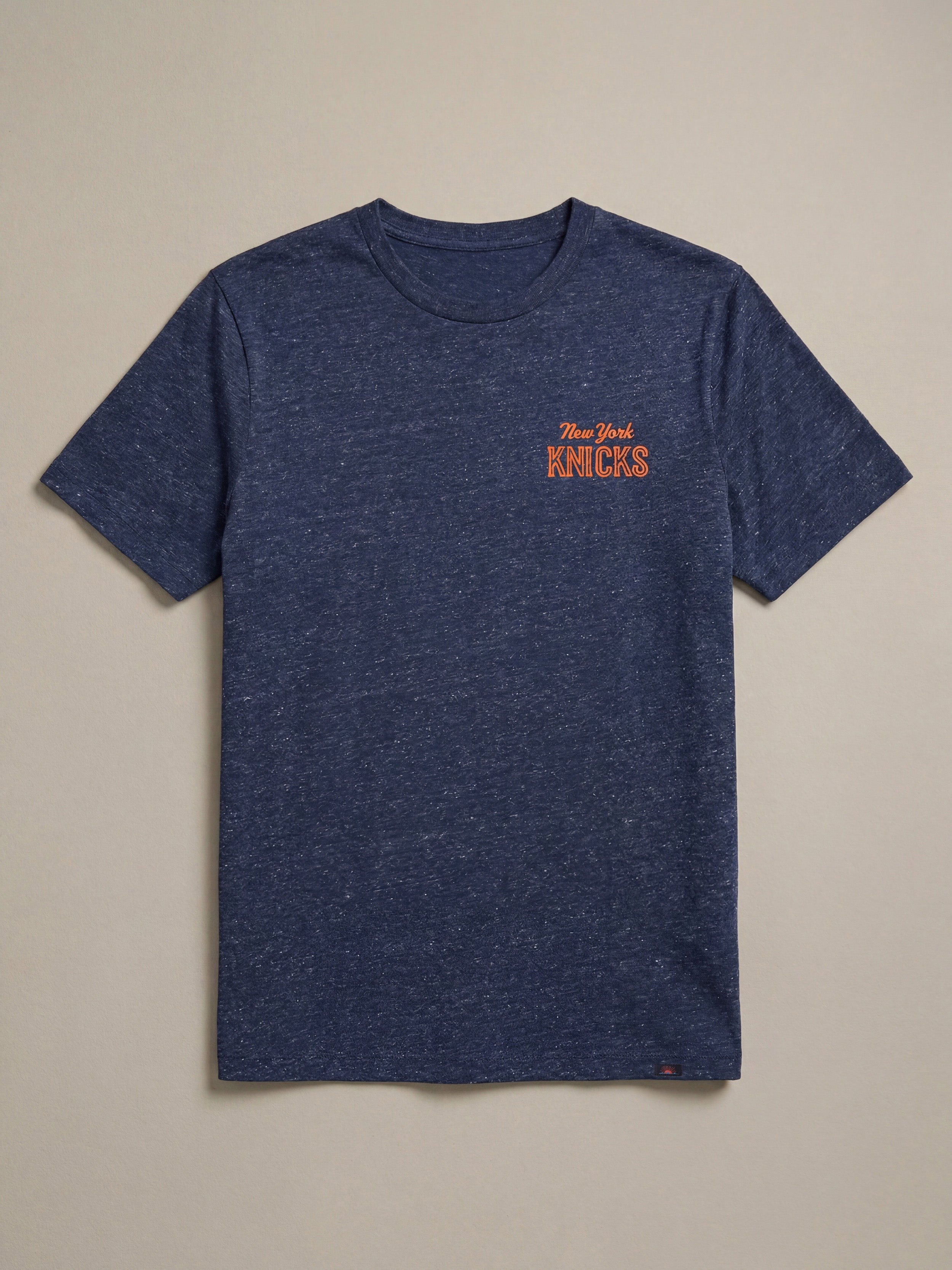 NY Knicks Short-Sleeve Breeze Tee - Midnight Skies Heather