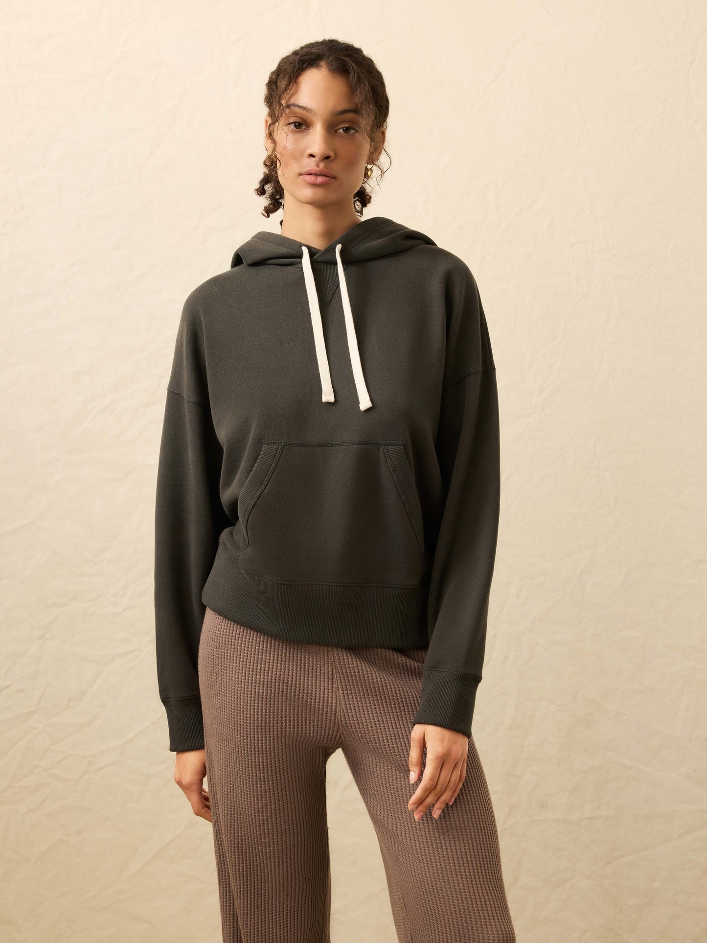 High Standard Fleece Hoodie - Mountain Black