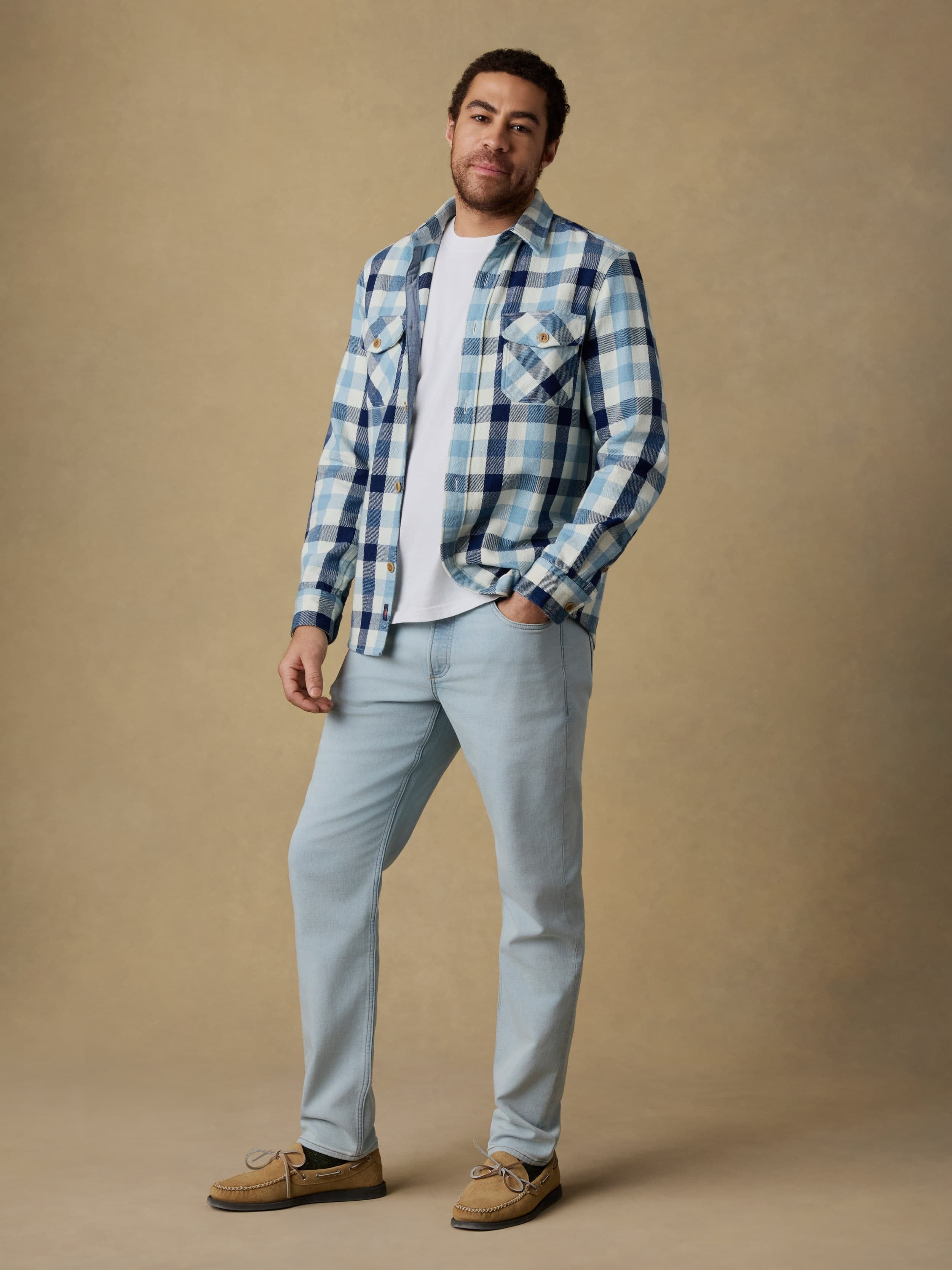 Indigo Overshirt - Indigo Island Buffalo