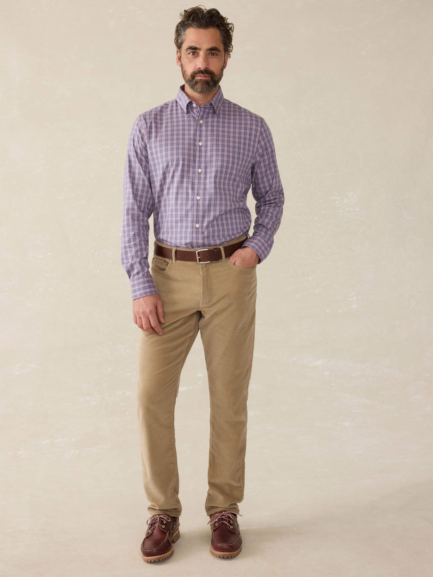 The MovementTM Shirt - Berry Skies Check