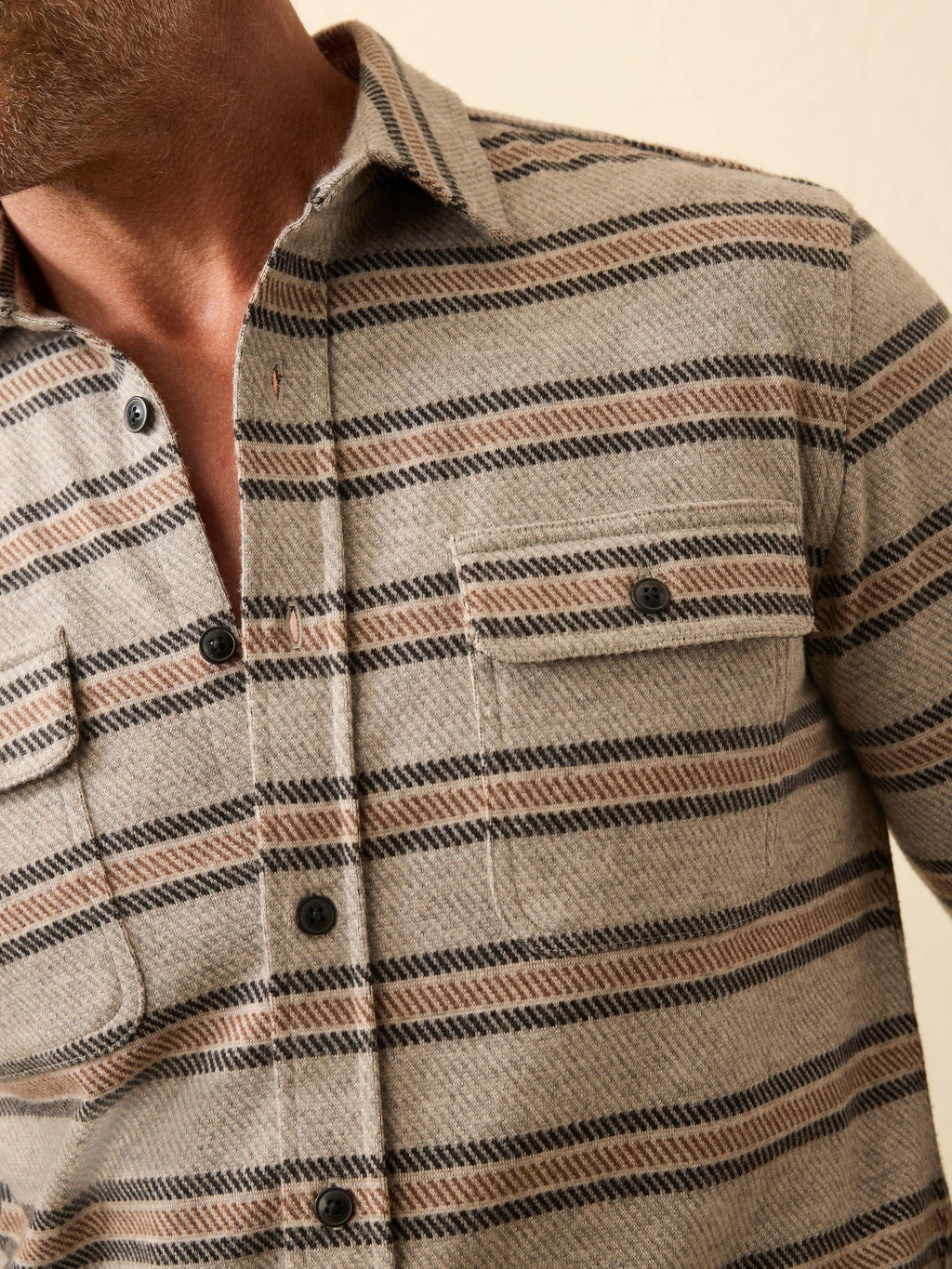 LegendTM Sweater Shirt - Rock Coast Stripe