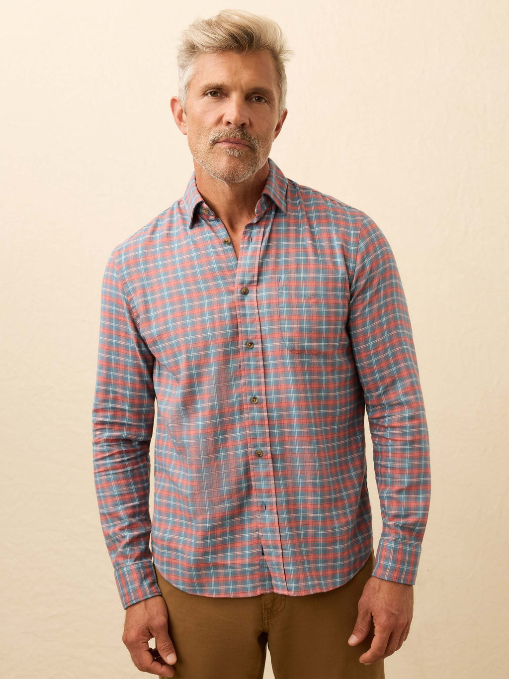 MovementTM Brushed Shirt - Blue Sierra Plaid