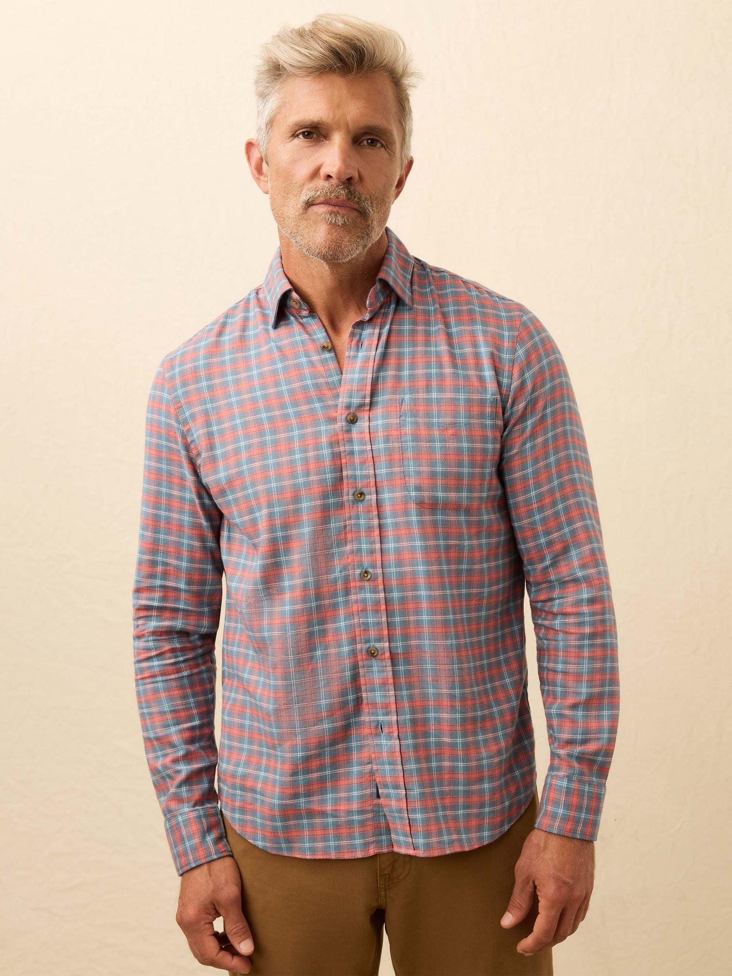 MovementTM Brushed Shirt - Blue Sierra Plaid