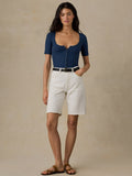 Boyfriend Denim Short - Whitebay Wash