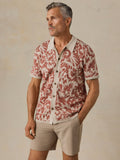 Short-Sleeve Sweater Shirt - Sienna Sky Tropical