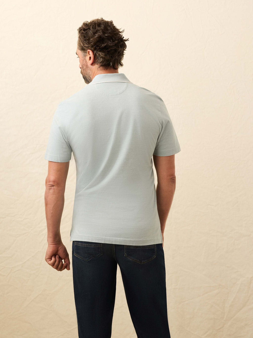 Short-Sleeve MovementTM Pique Polo - Huron Blue Melange
