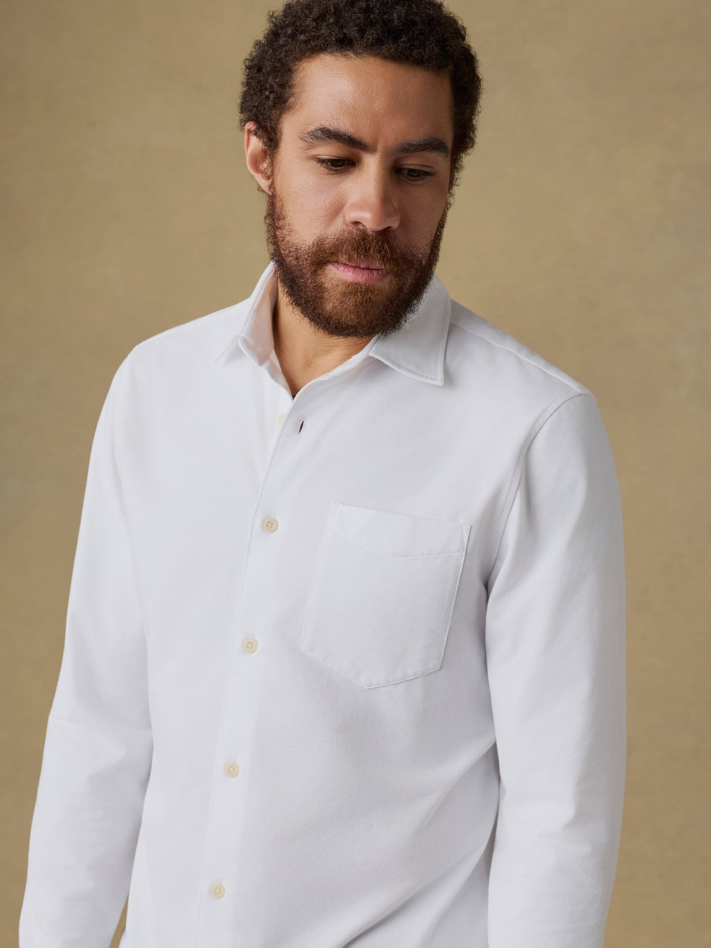 Costa Pique Shirt - Pure White