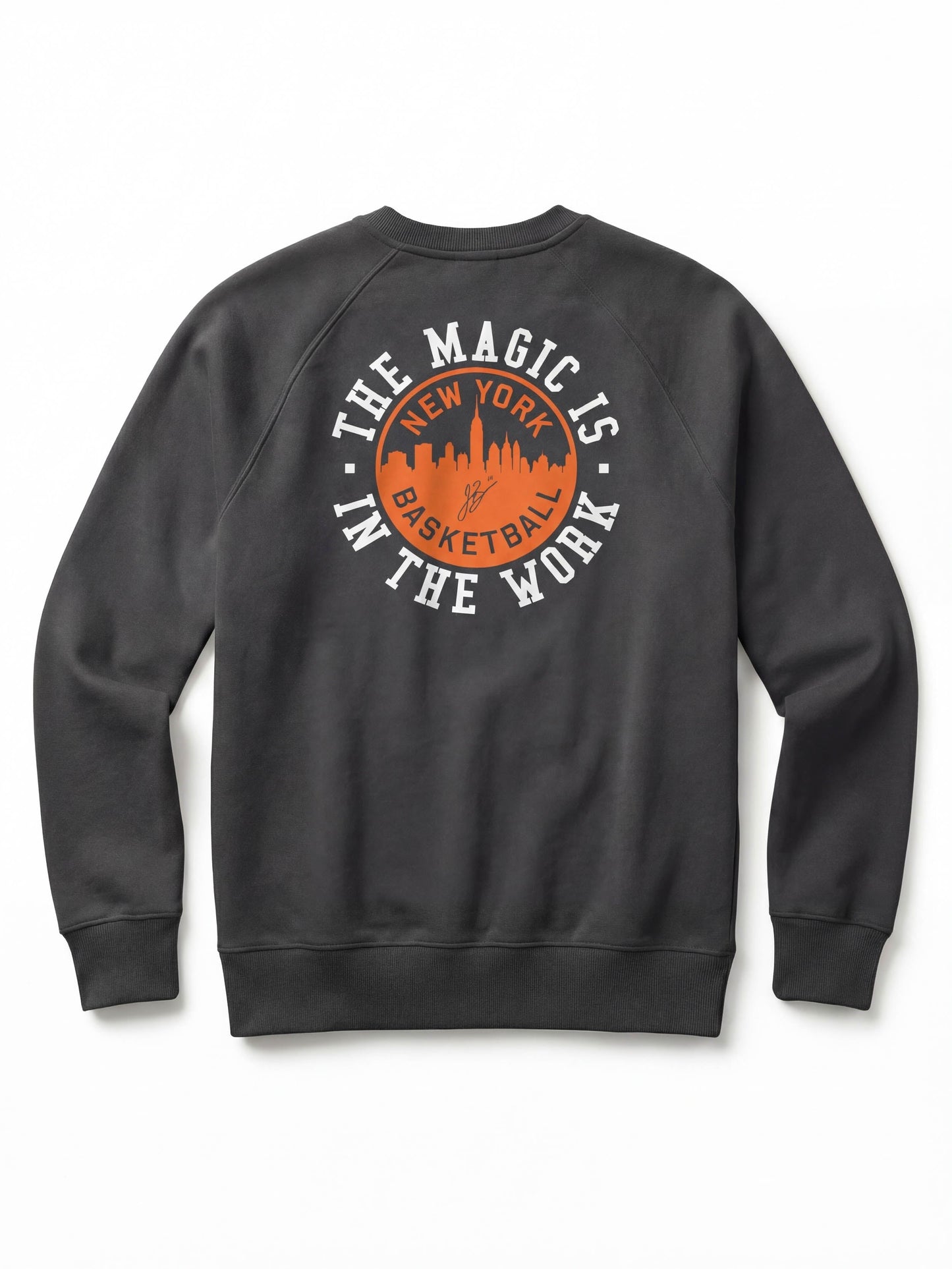 Jalen Brunson High Standard Fleece Crewneck - Mountain Black