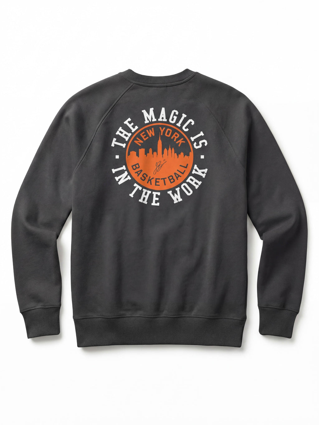 Jalen Brunson High Standard Fleece Crewneck - Mountain Black