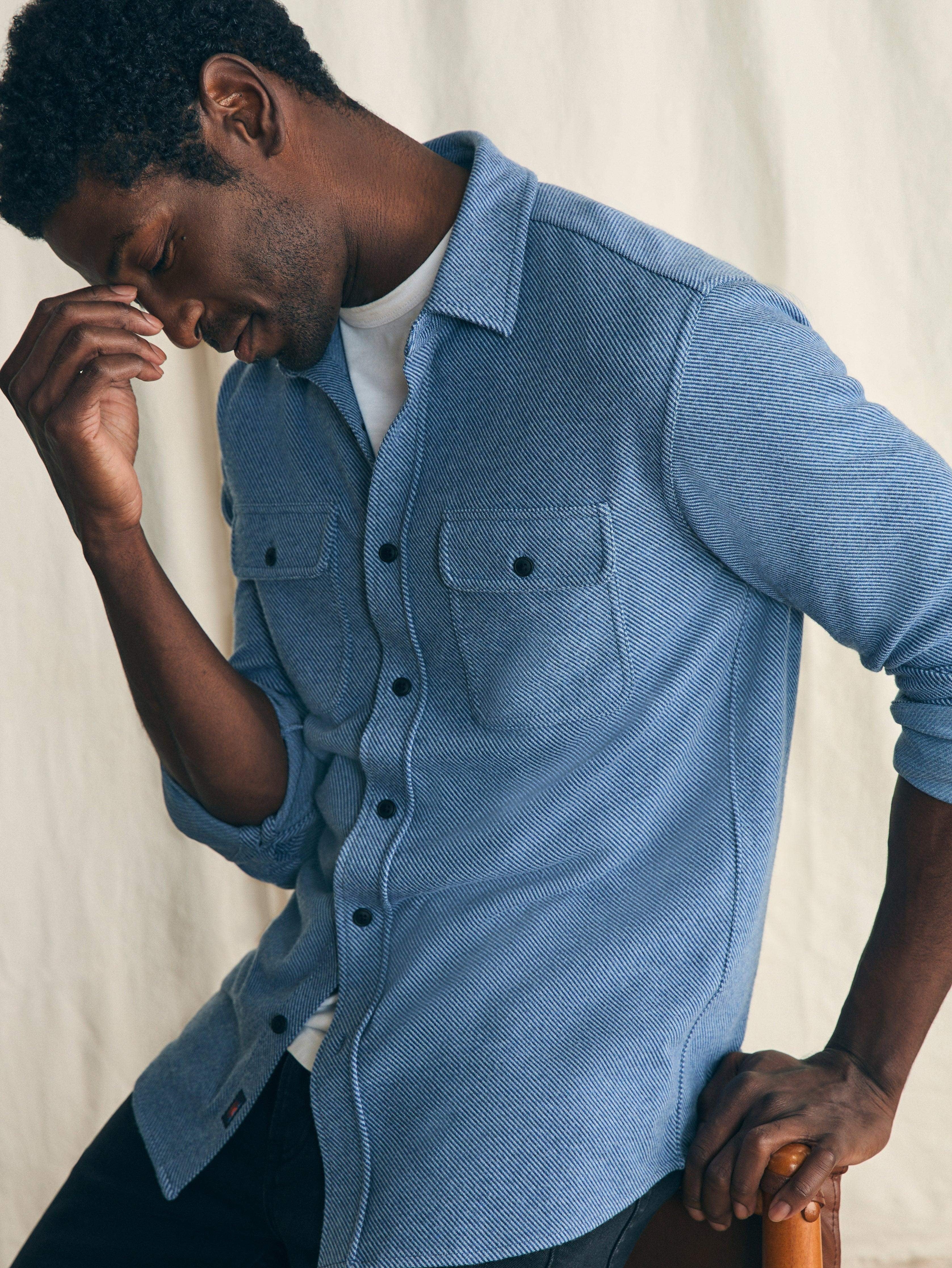 LegendTM Sweater Shirt - Glacier Blue Twill