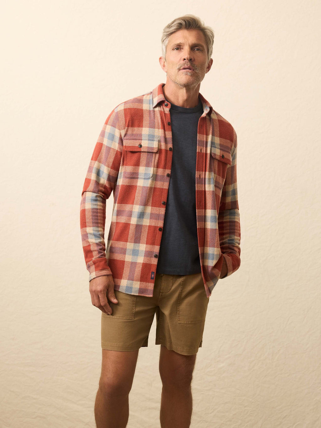 LegendTM Sweater Shirt - Copper Falls Plaid