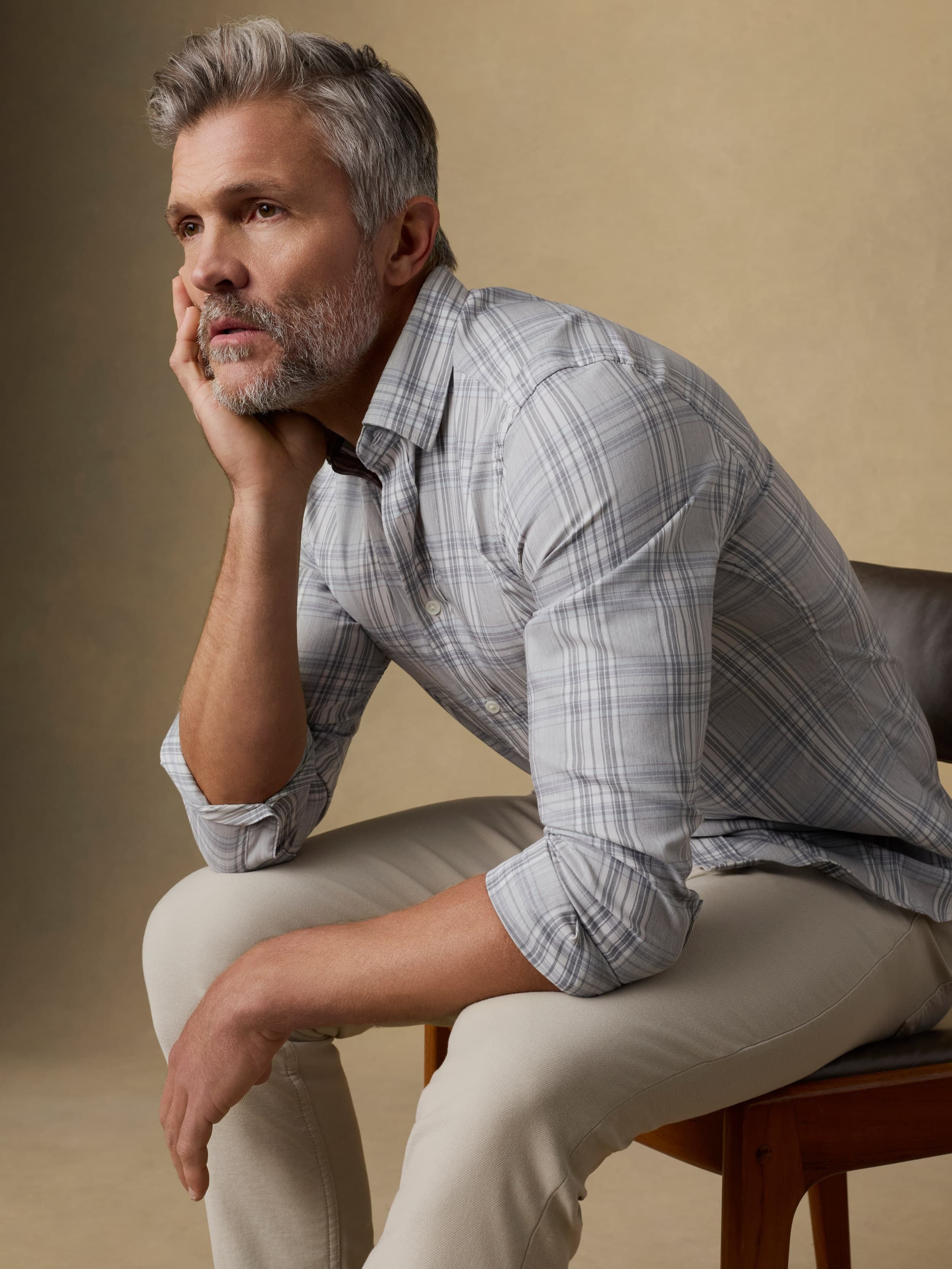 The MovementTM Shirt - Grey Cloud Plaid