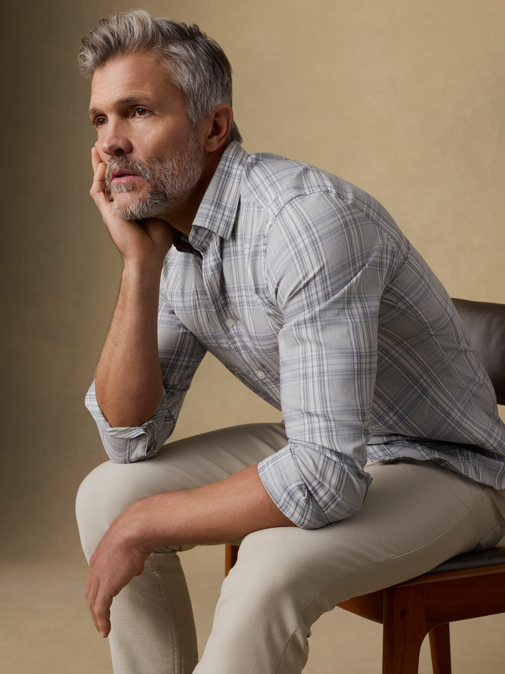The MovementTM Shirt - Grey Cloud Plaid