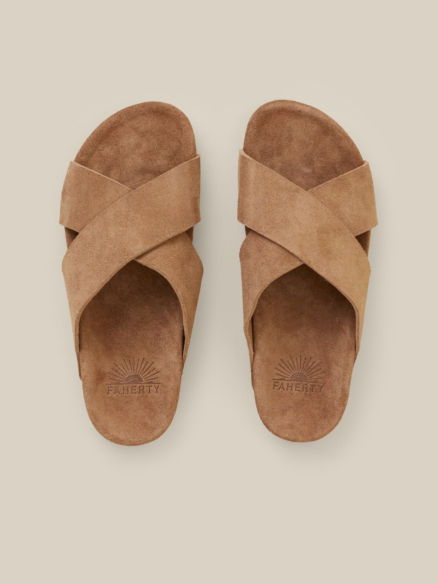 Women's Low Tide Suede Slide - Tan