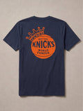 NY Knicks Sunwashed Regenerative Tee - Dune Navy
