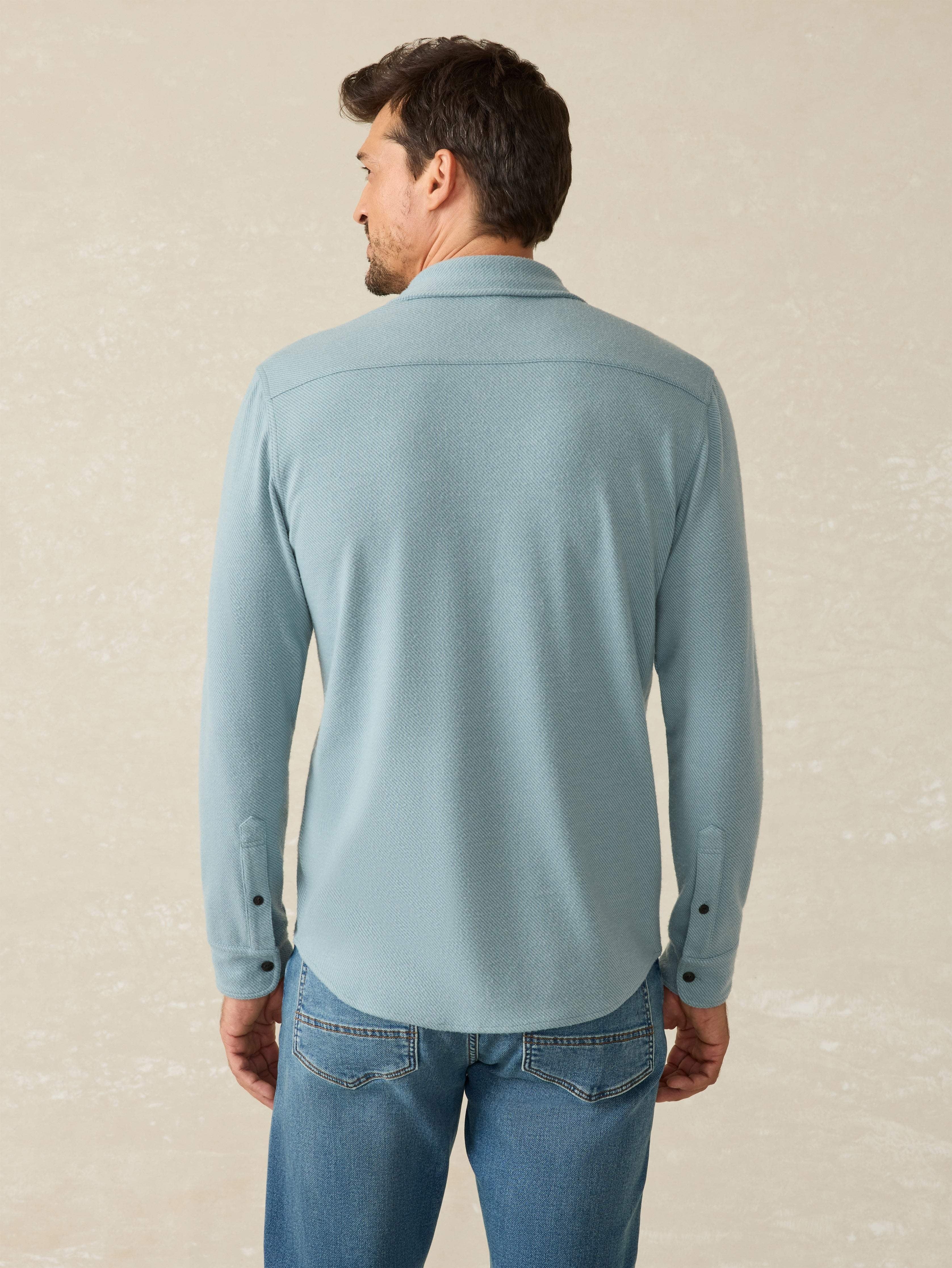 LegendTM Sweater Shirt - Ocean Glass Twill