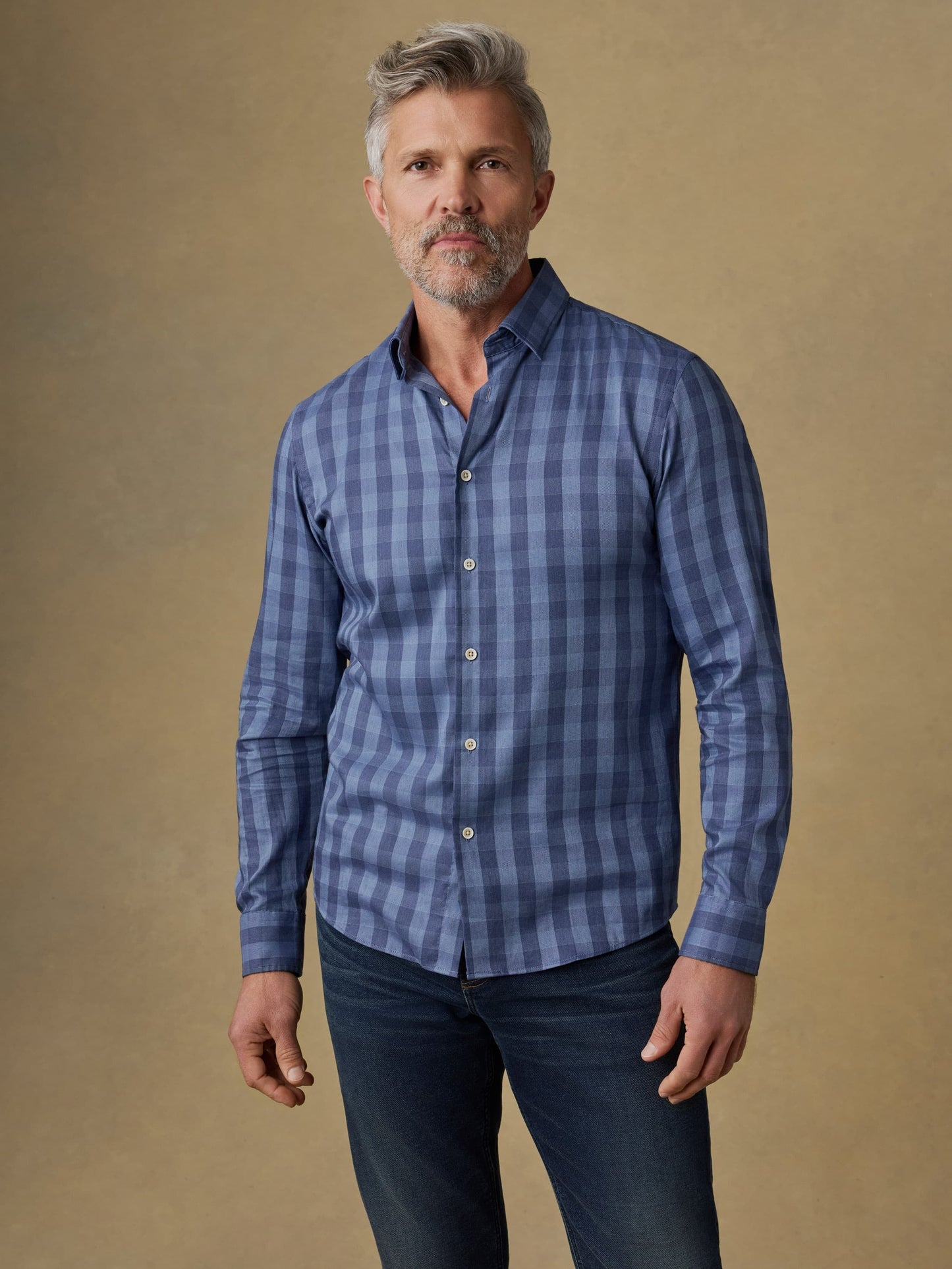 MovementTM Monterey Shirt - Navy Tide Check