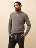 LegendTM Sweater Quarter Zip - Alpine Grey Herringbone