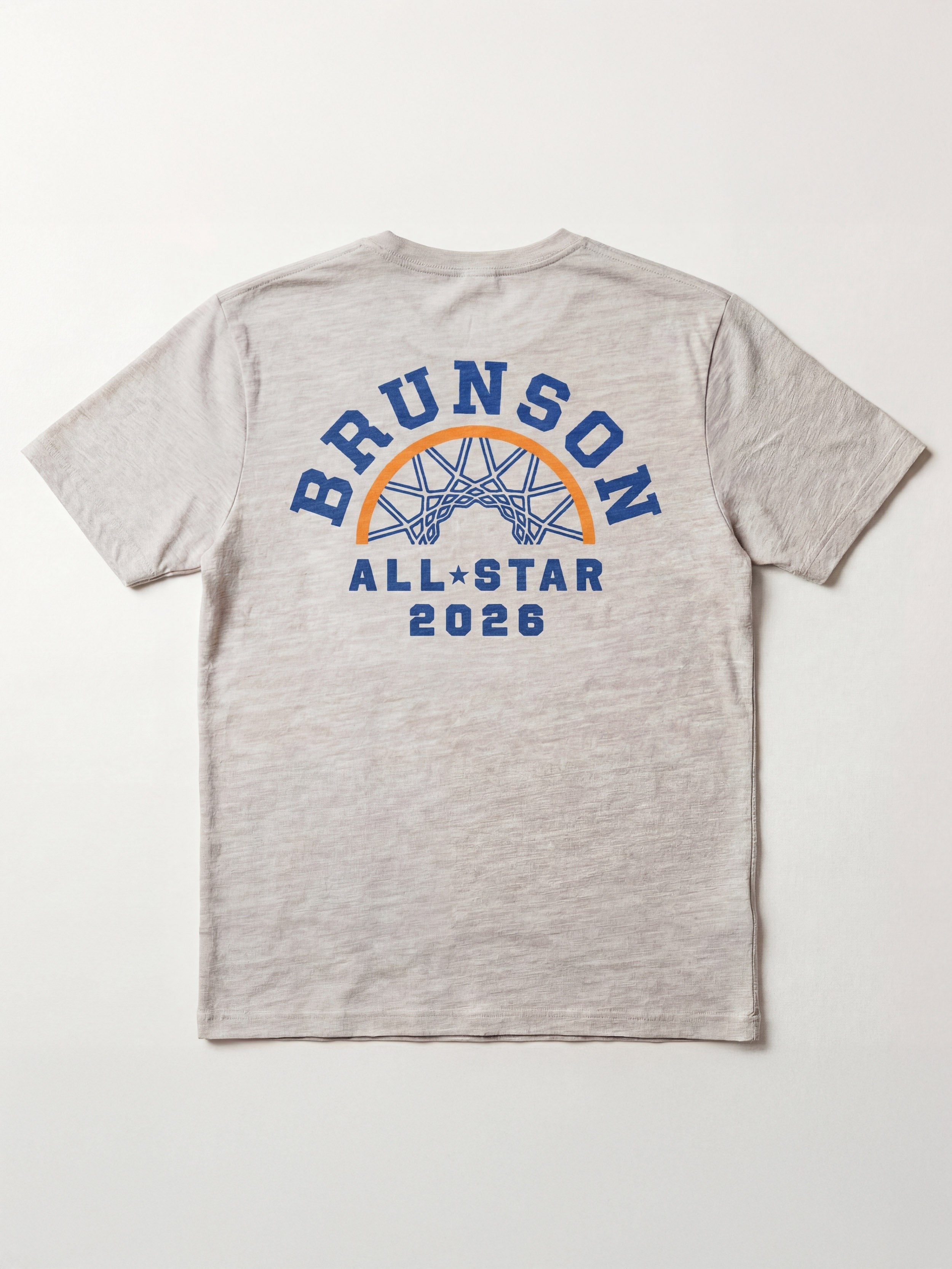 Jalen Brunson All-Star Weekend Sunwashed Tee - Island Dune Heather