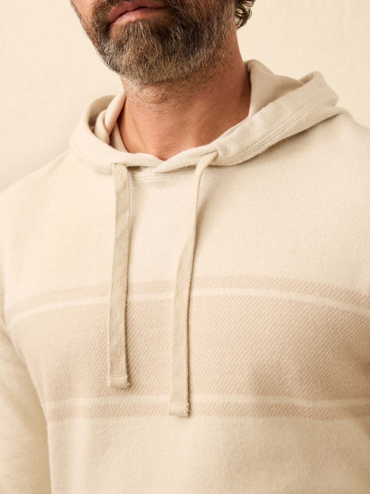LegendTM Sweater Hoodie - Winter Oat Surf Stripe