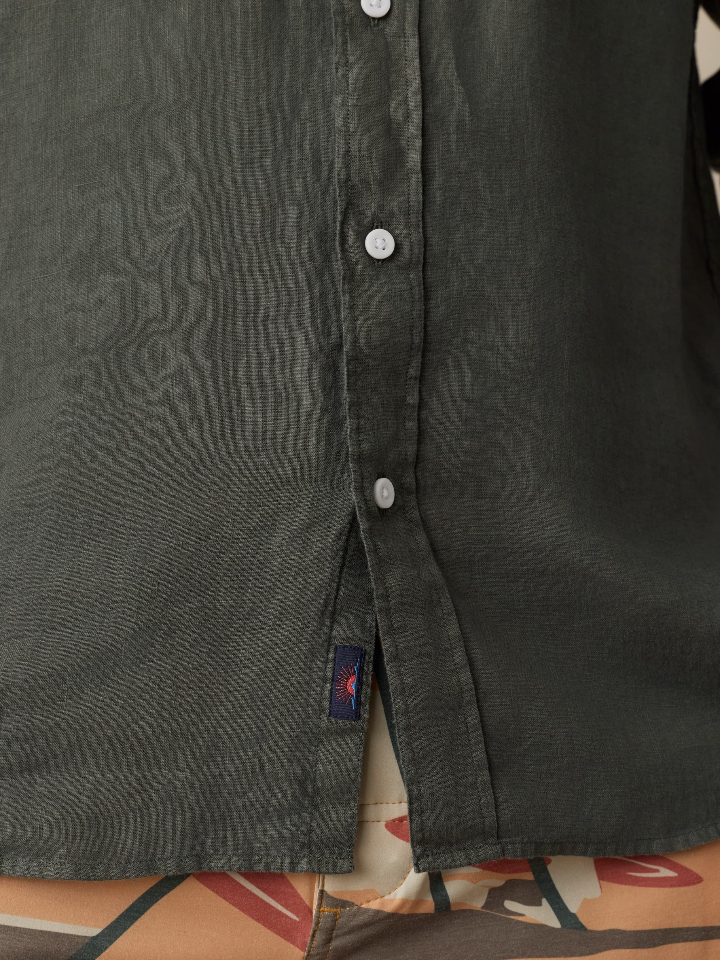 Sunwashed Linen Shirt - Light Pine