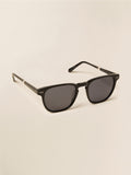 August Sunglasses - Black Solid Gray