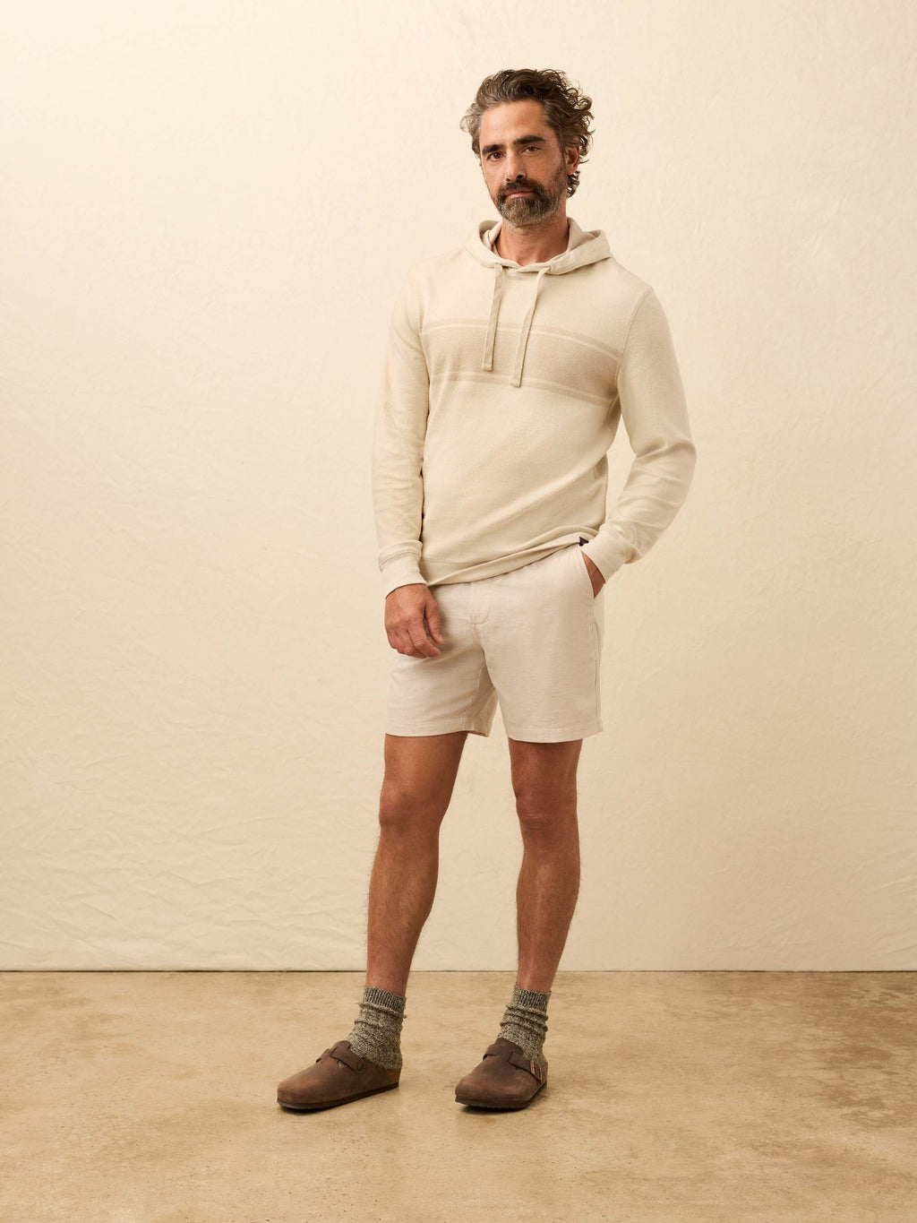 LegendTM Sweater Hoodie - Winter Oat Surf Stripe